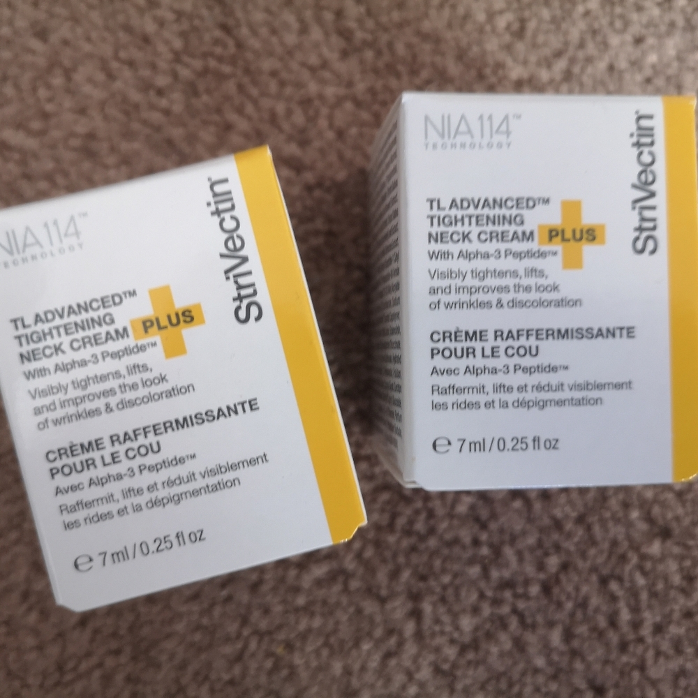 StriVectin TL Advanced Tightening Neck Cream Plus- Two Boxes Brand New